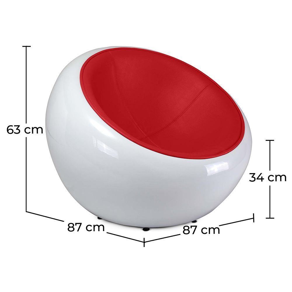 Poltrona Pada Ball Chair - similpelle