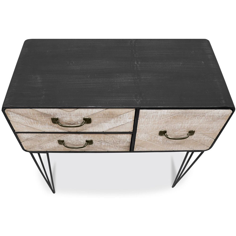 Credenza in Metallo - Stile Industriale - 3 cassetti - Carson