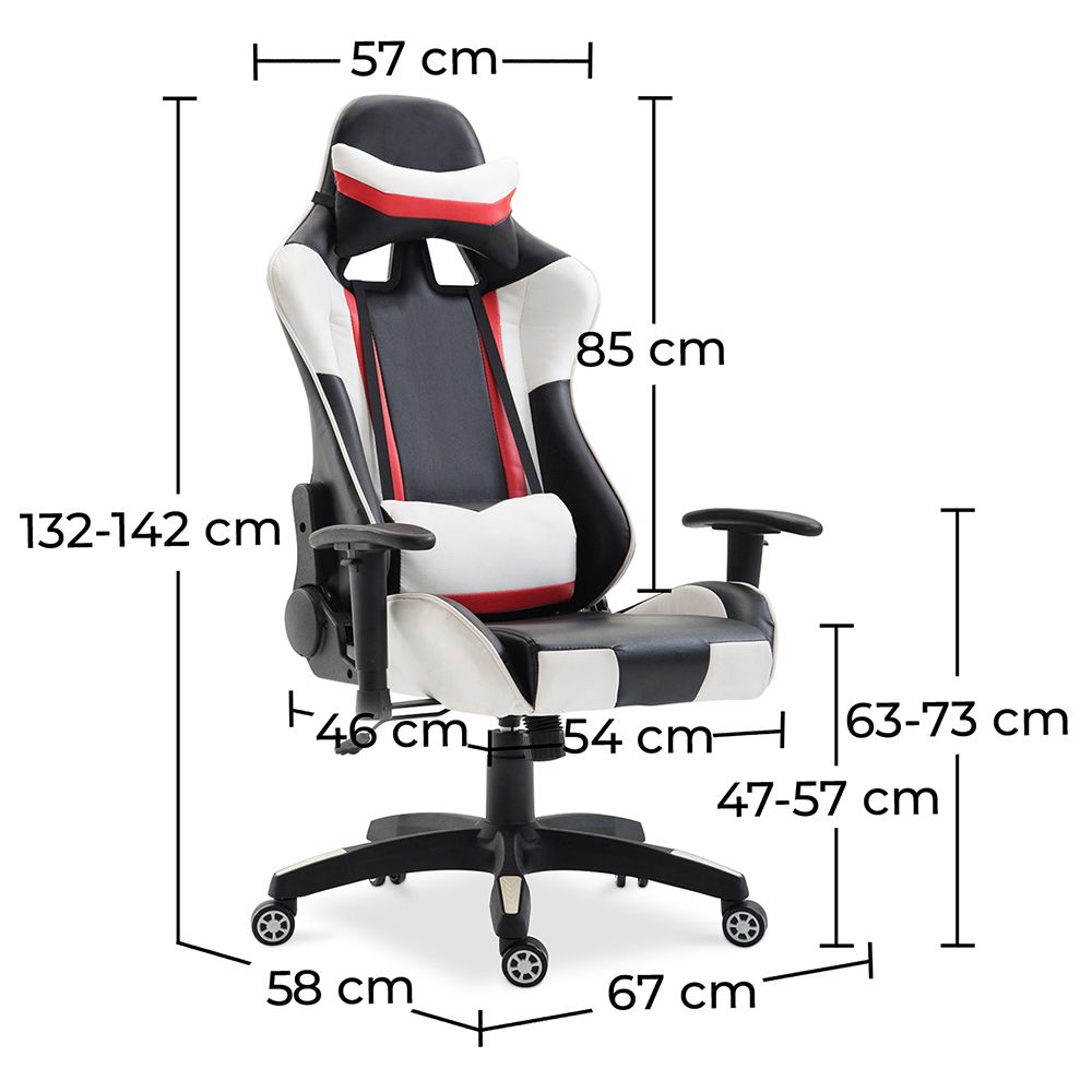  Sedia da gioco ergonomica inclinabile a 180°