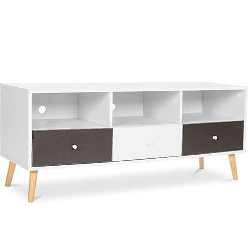 Mobile TV in Legno - Stile Scandinavo - Quenby 