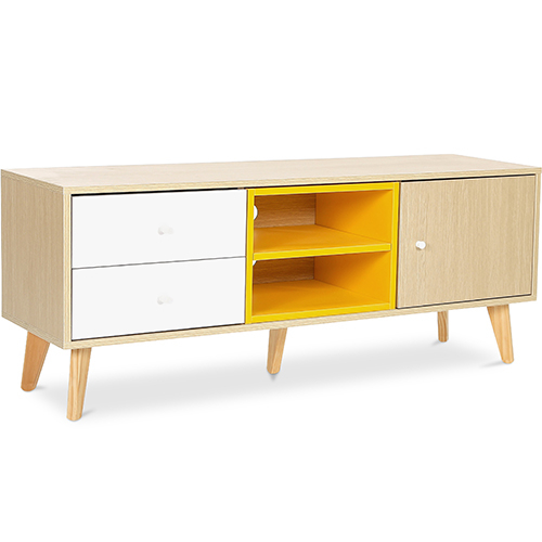 Mobile TV in Legno - Stile Scandinavo - Erica 