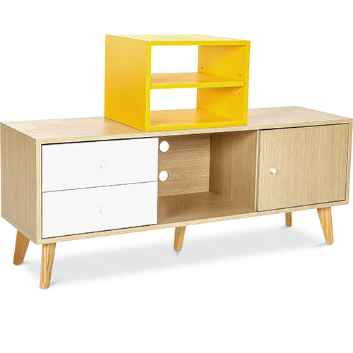 Mobile TV in Legno - Stile Scandinavo - Erica 