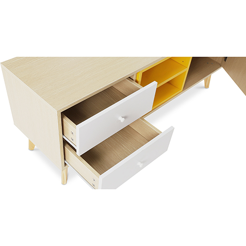 Mobile TV in Legno - Stile Scandinavo - Erica 
