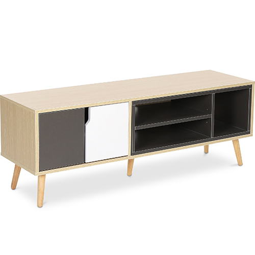 Mobile TV in Legno - Stile Scandinavo - Freya 