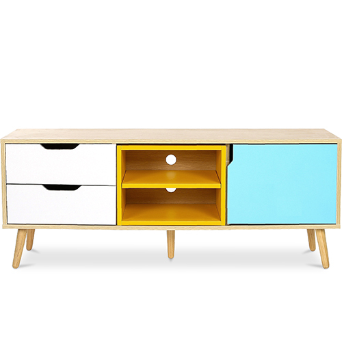Mobile TV in Legno - Stile Scandinavo - Kaira