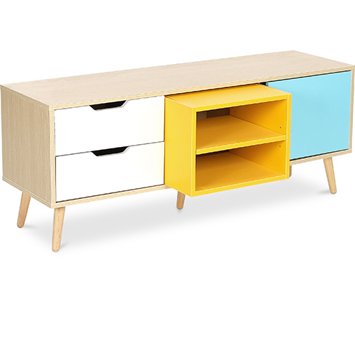 Mobile TV in Legno - Stile Scandinavo - Kaira