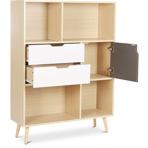 Scaffale in Legno - Stile Scandinavo - Polani