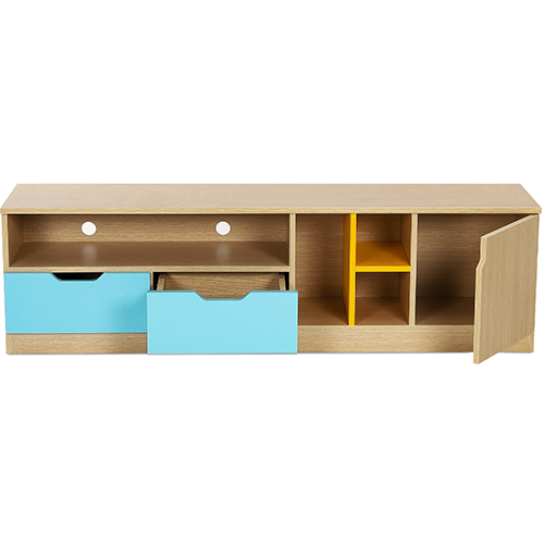 Mobile TV in Legno - Stile Scandinavo - Yumi