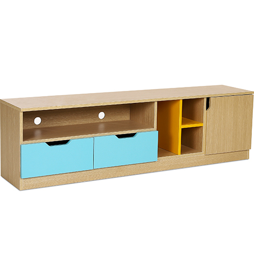 Mobile TV in Legno - Stile Scandinavo - Yumi
