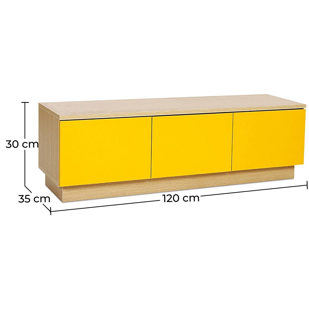 Mobile TV in Legno - Stile Scandinavo - Niu