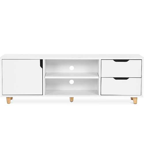 Mobile TV in Legno - Stile Scandinavo - Wiam