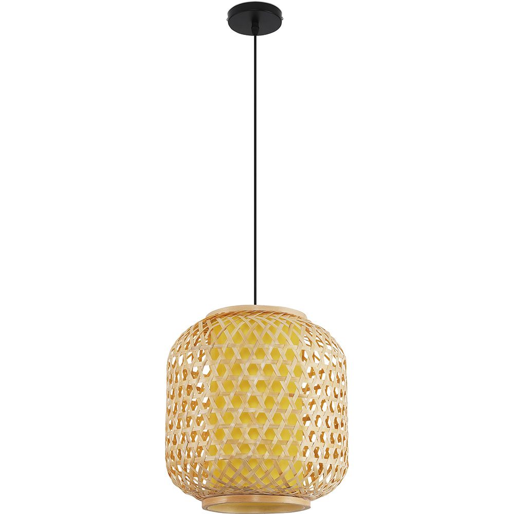 Lampada da soffitto in bambù - Lampada a sospensione in stile Boho Bali - Karen