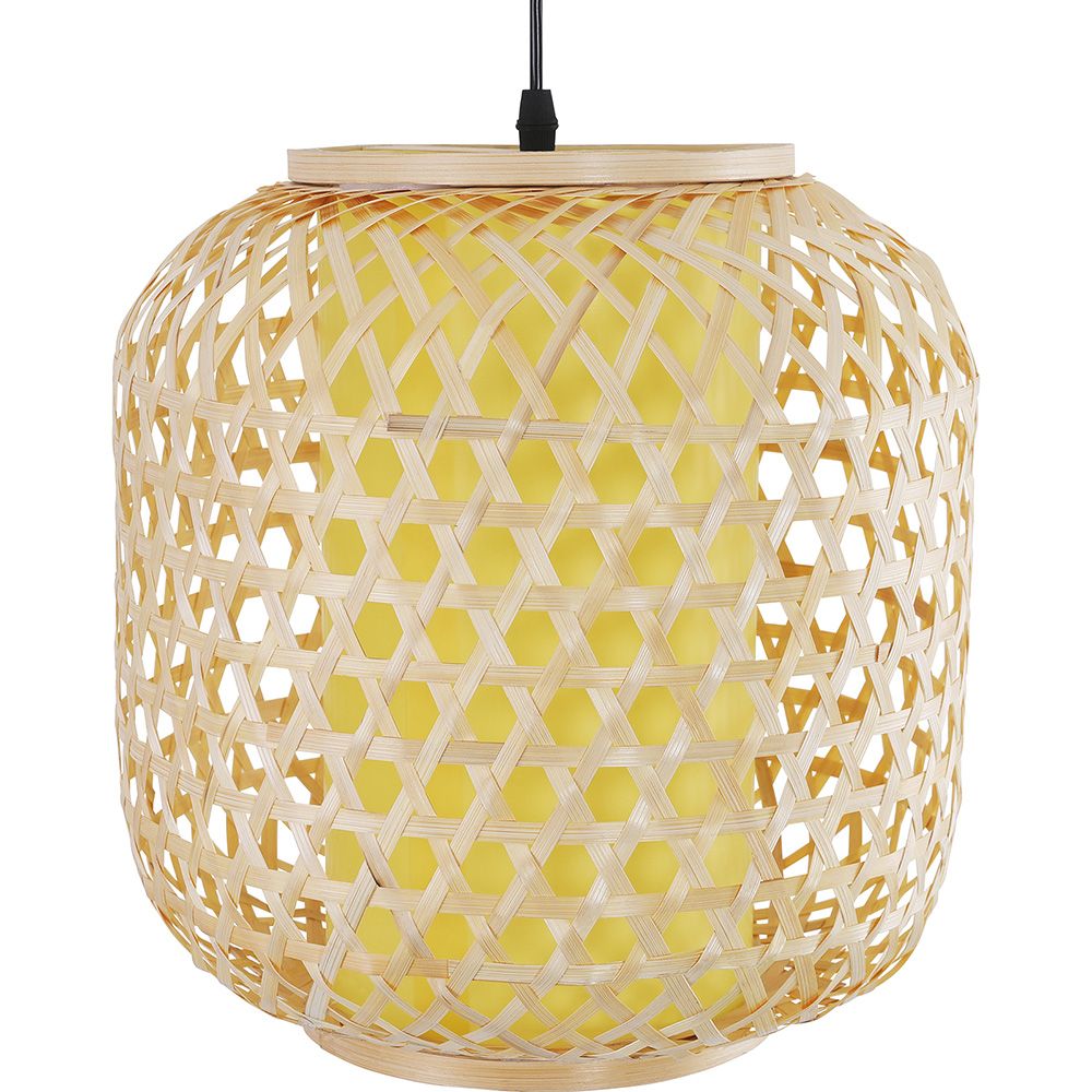 Lampada da soffitto in bambù - Lampada a sospensione in stile Boho Bali - Karen
