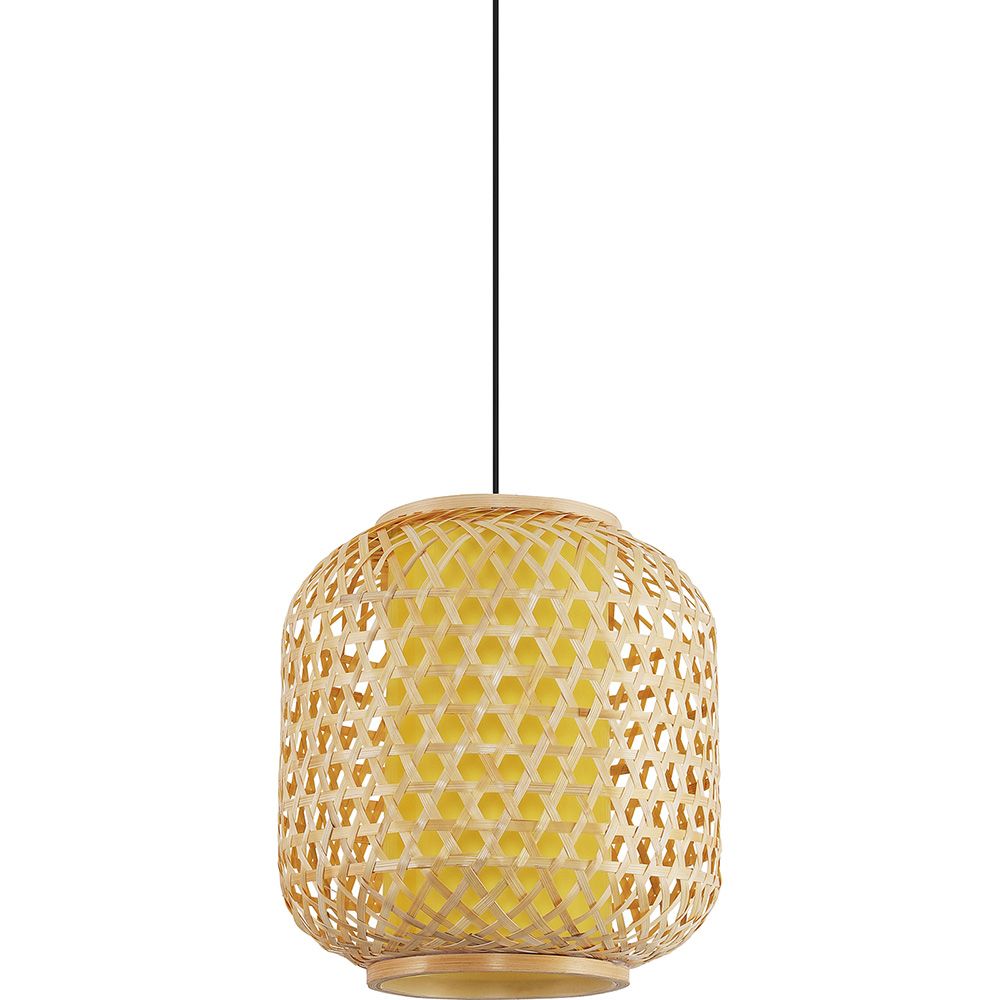 Lampada da soffitto in bambù - Lampada a sospensione in stile Boho Bali - Karen