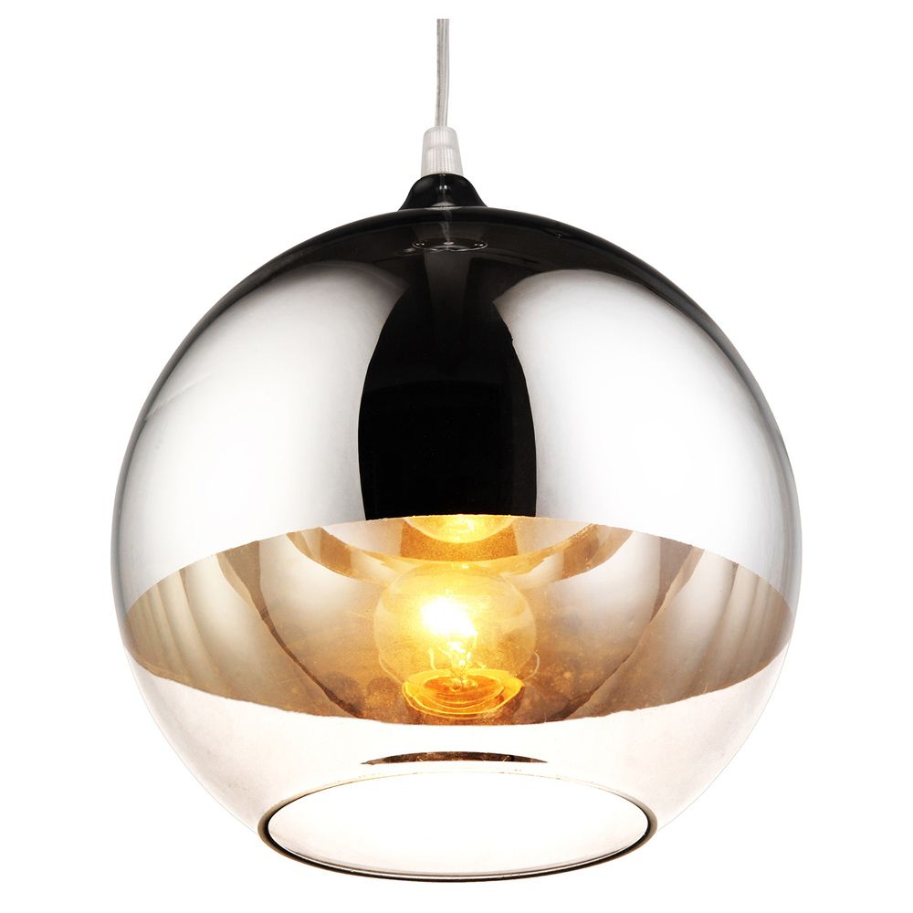 Lampada Reflexion - 25 cm - Metallo Cromato