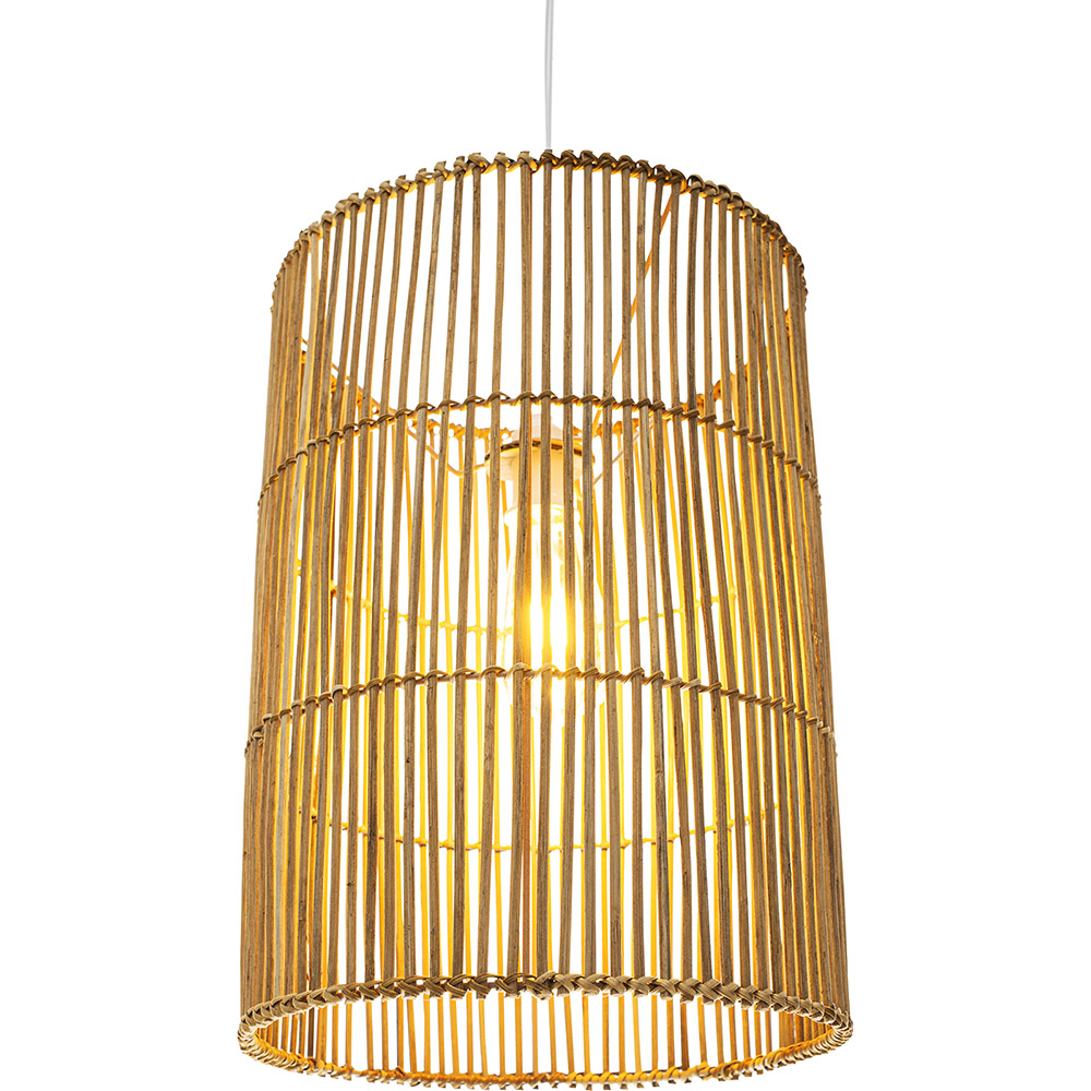 Lampadario In Rattan Naturale Design Boho Bali - Deing