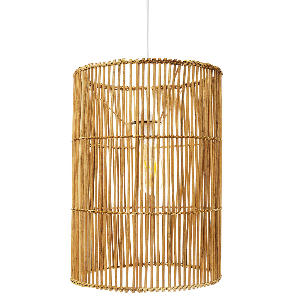 Lampadario In Rattan Naturale Design Boho Bali - Deing