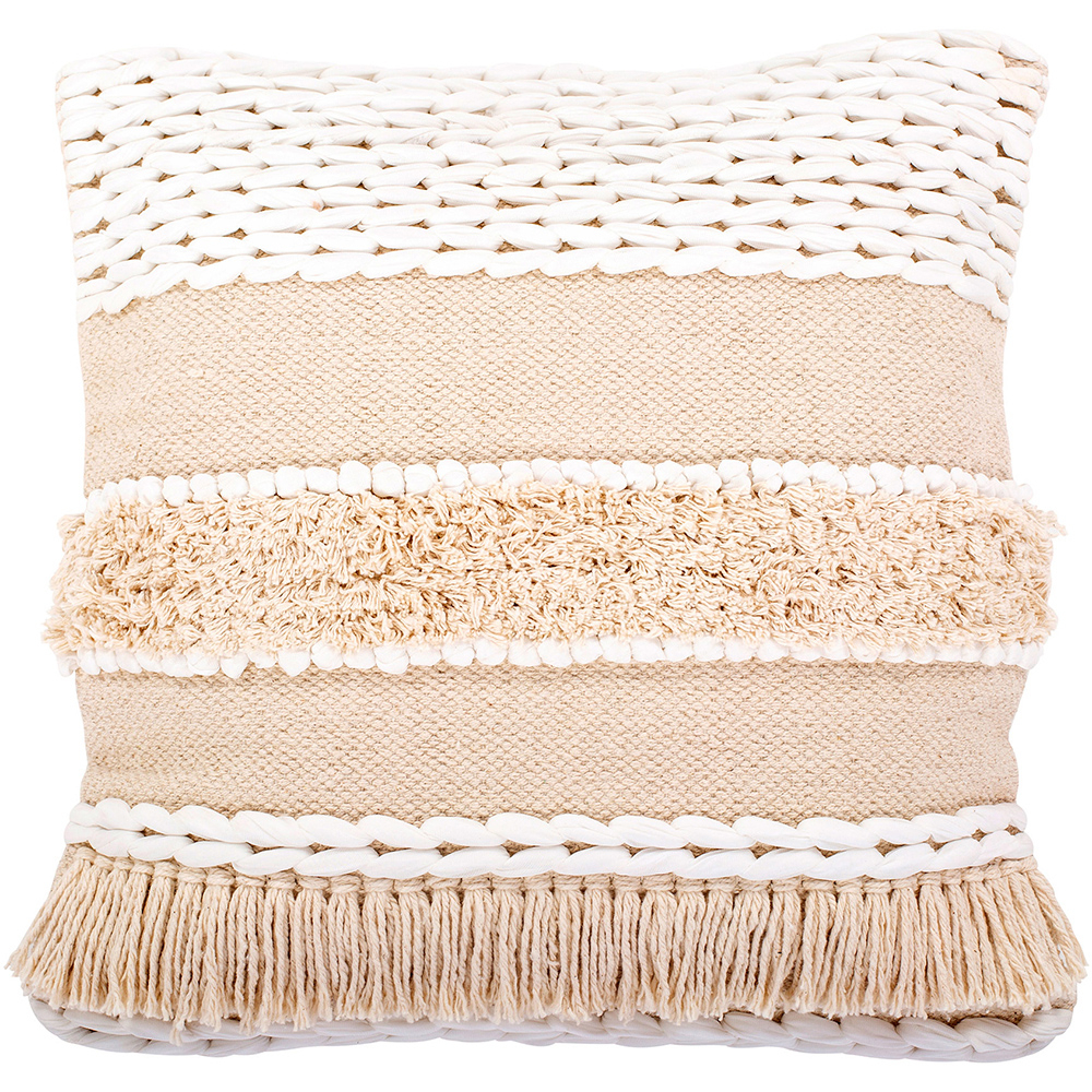 Cuscino Quadrato di Cotone in Stile Boho Bali fodera + imbottitura - Hera