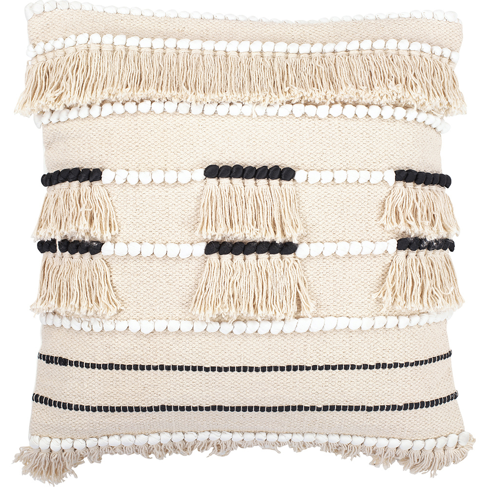 Cuscino Quadrato di Cotone in Stile Boho Bali fodera + imbottitura - Joan
