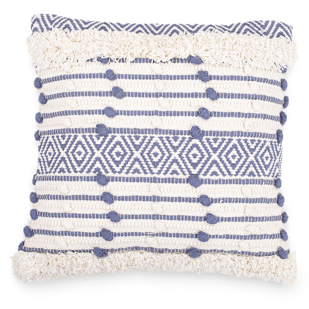 Cuscino Quadrato di Cotone in Stile Boho Bali fodera + imbottitura - Laurie