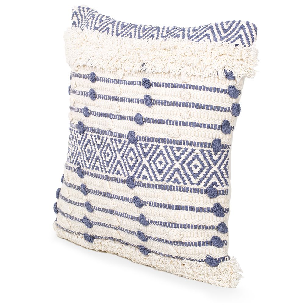 Cuscino Quadrato di Cotone in Stile Boho Bali fodera + imbottitura - Laurie