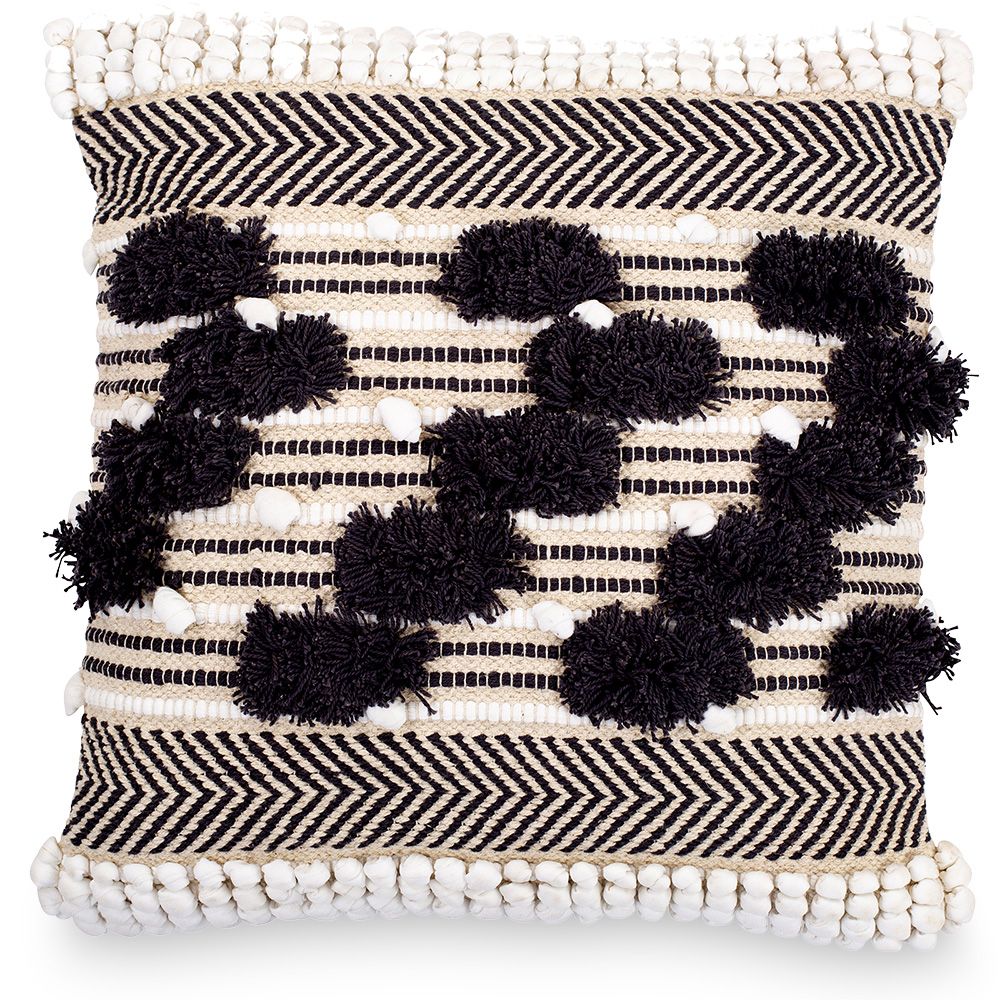 Cuscino Quadrato di Cotone in Stile Boho Bali fodera + imbottitura - Safira