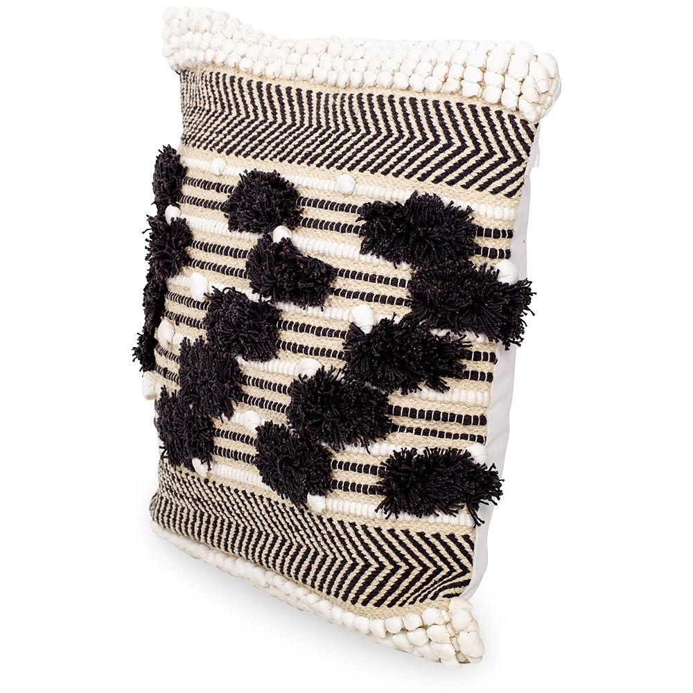 Cuscino Quadrato di Cotone in Stile Boho Bali fodera + imbottitura - Safira