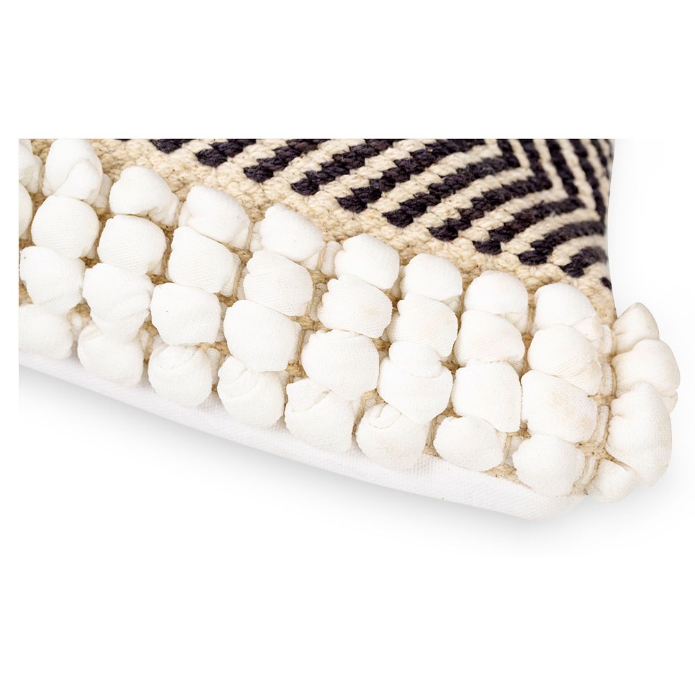 Cuscino Quadrato di Cotone in Stile Boho Bali fodera + imbottitura - Safira