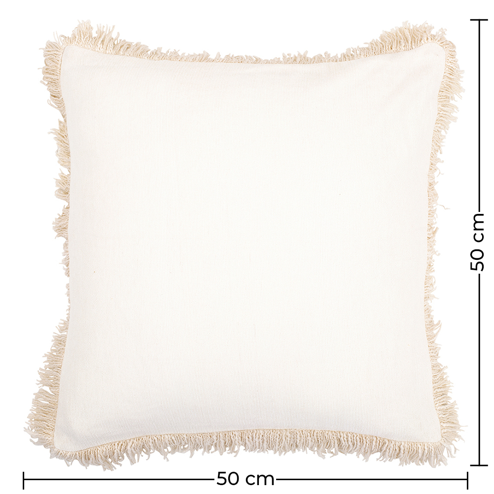 Federa per cuscino Atena 100% Viscosa fodera + imbottitura - Design Elegante - 50x50 cm + cuscino incluso