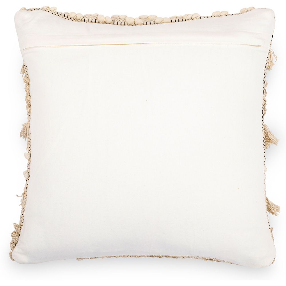 Cuscino Quadrato di Cotone in Stile Boho Bali fodera + imbottitura - Serba