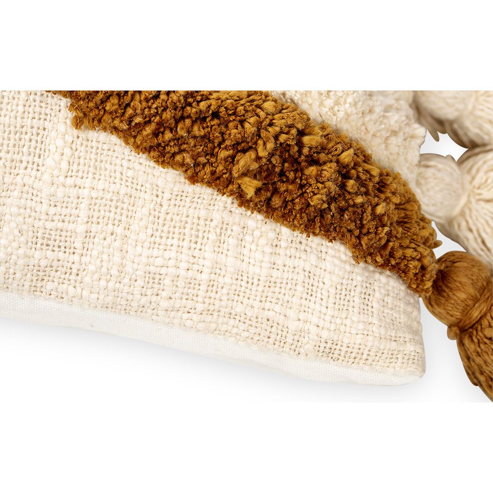 Cuscino Quadrato di Cotone in Stile Boho Bali fodera + imbottitura - Belvia