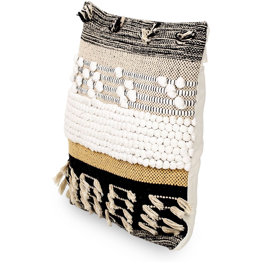Cuscino Quadrato di Cotone in Stile Boho Bali fodera + imbottitura - Claudia
