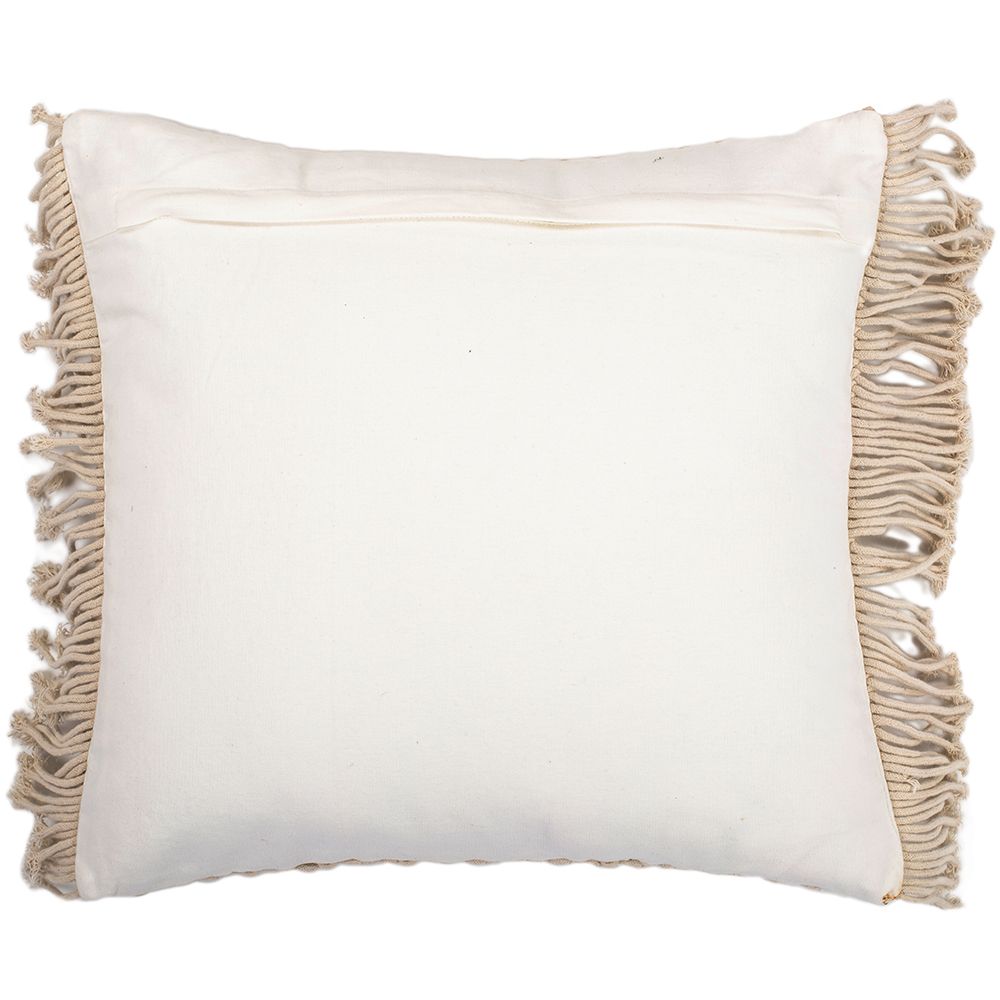 Cuscino Quadrato di Cotone in Stile Boho Bali fodera + imbottitura - Stella