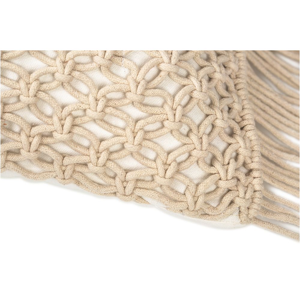 Cuscino Quadrato di Cotone in Stile Boho Bali fodera + imbottitura - Stella