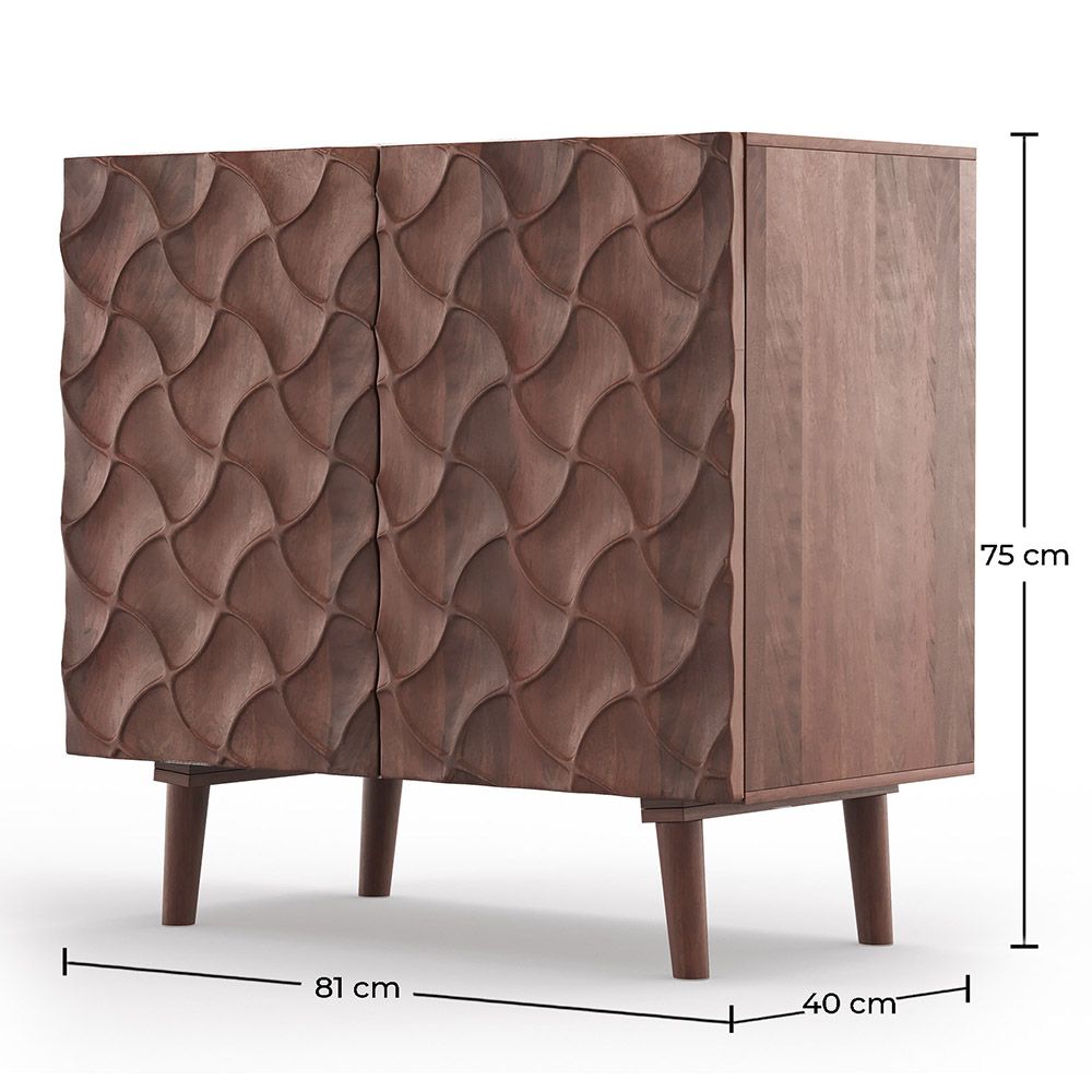 Credenza in Legno - Design Boho Bali - Utra