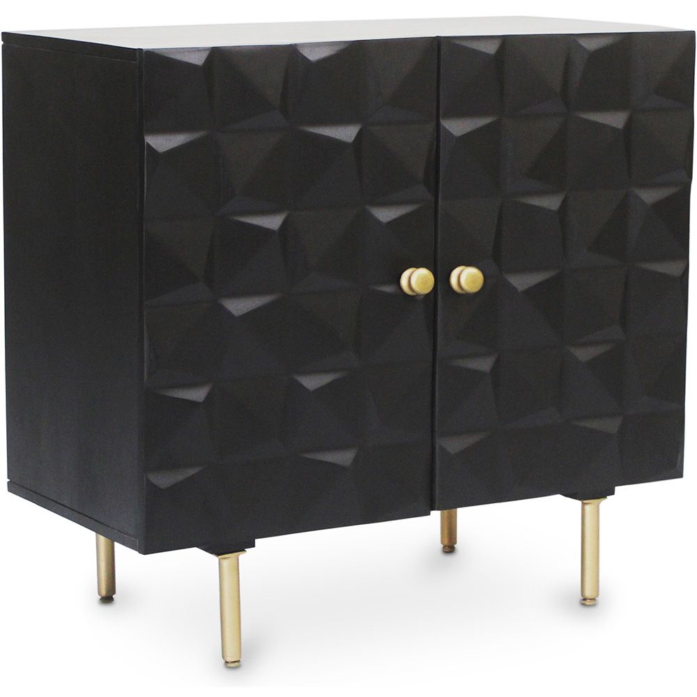 Credenza in stile in Legno - Nero - Yab