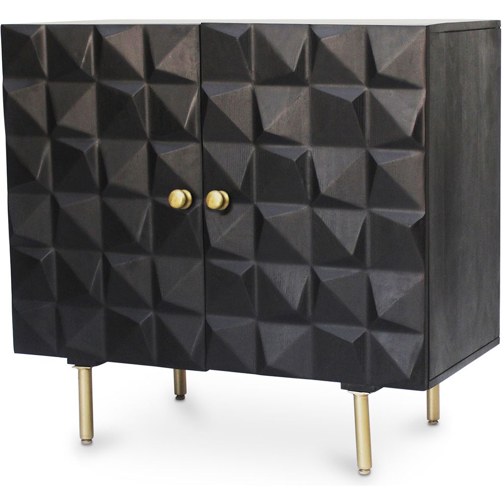 Credenza in stile in Legno - Nero - Yab