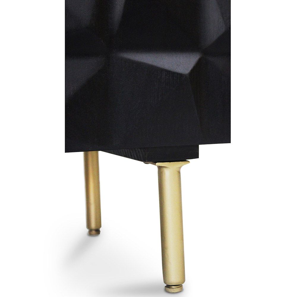 Credenza in stile in Legno - Nero - Yab