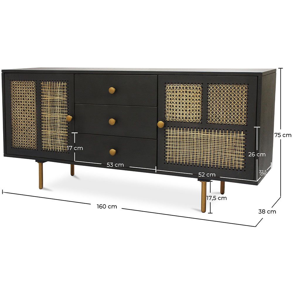 Credenza in Legno - Stile Vintage - Risei