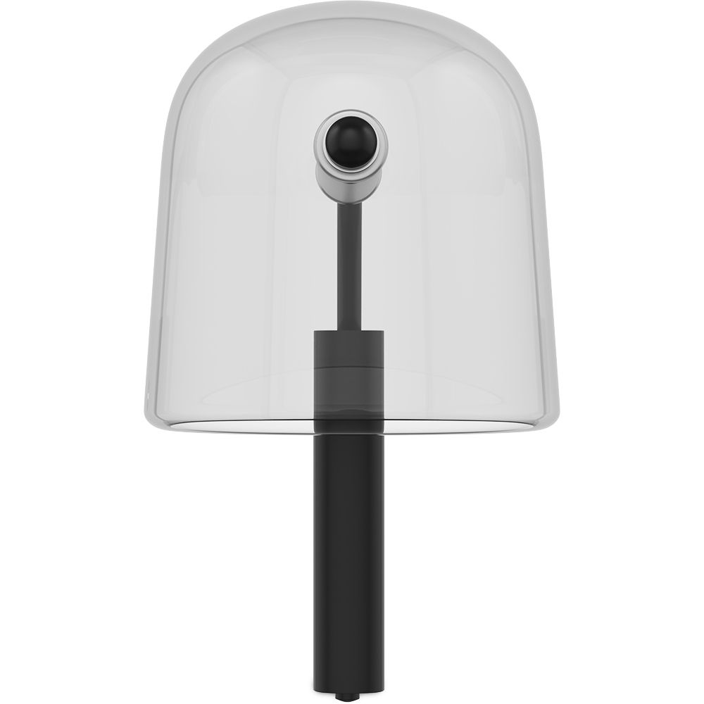 Lampada da parete a LED in vetro fumè, design moderno - Nam