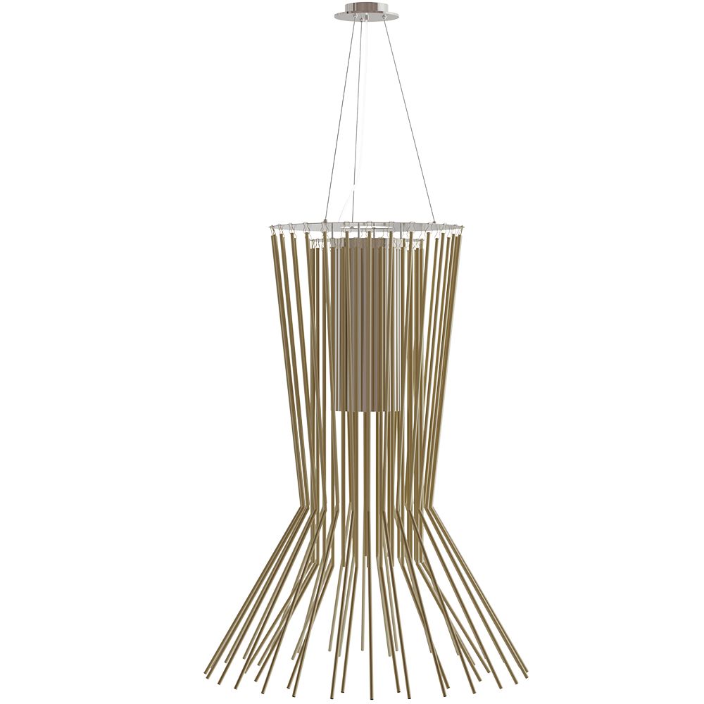 Lampada a soffitto dorata - Lampada a sospensione - Cosmo