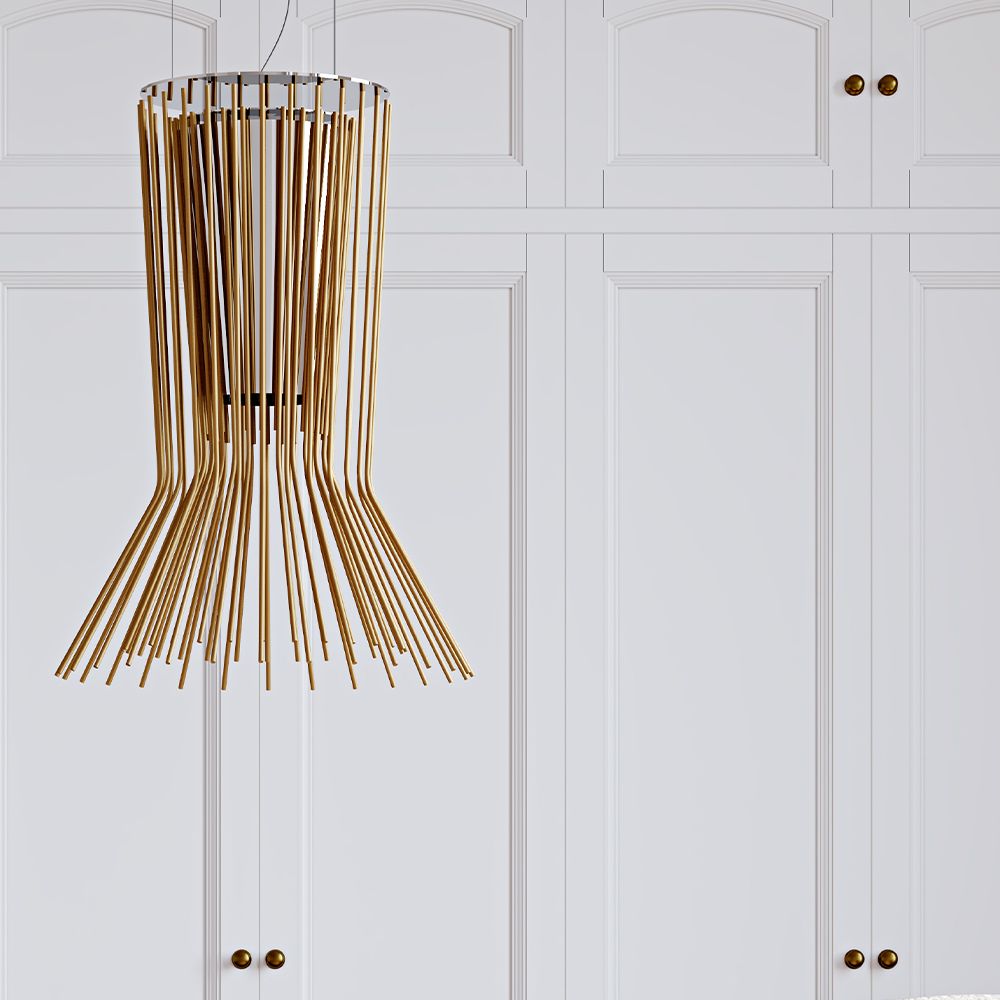 Lampada a soffitto dorata - Lampada a sospensione - Cosmo