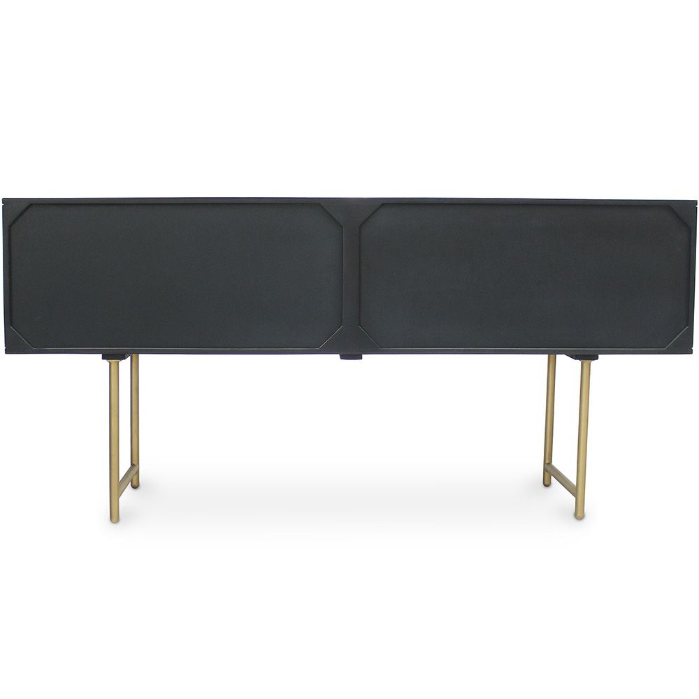 Consolle in Legno - Credenza in stile Vintage - Nero - Fros