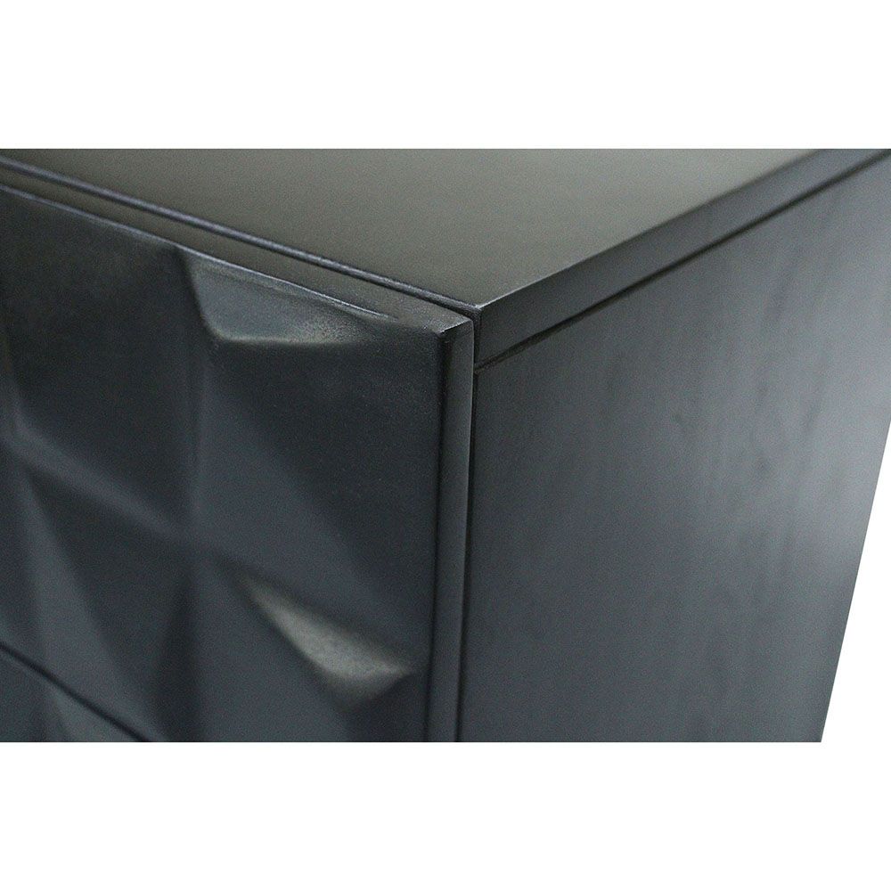 Consolle in Legno - Credenza in stile Vintage - Nero - Fros