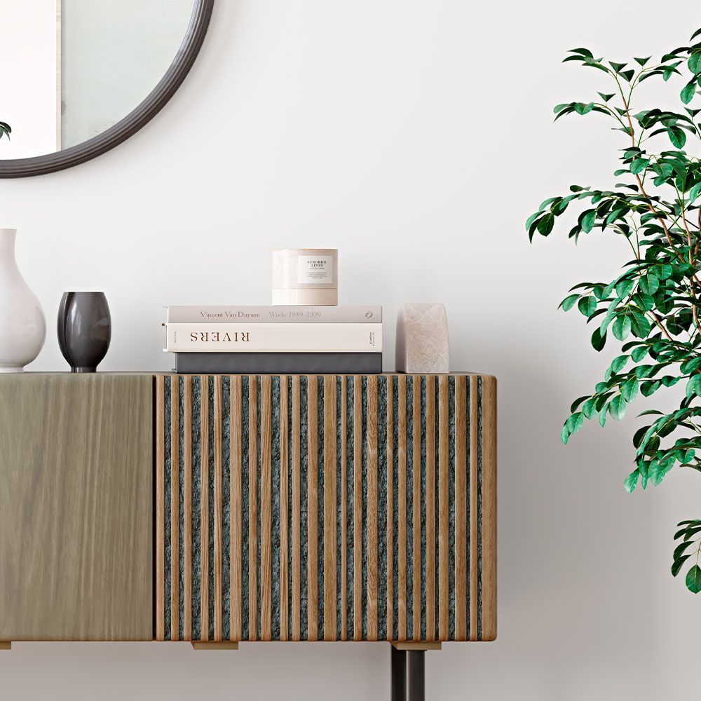 Credenza in Legno - Stile Vintage - 2 ante - Zesnar