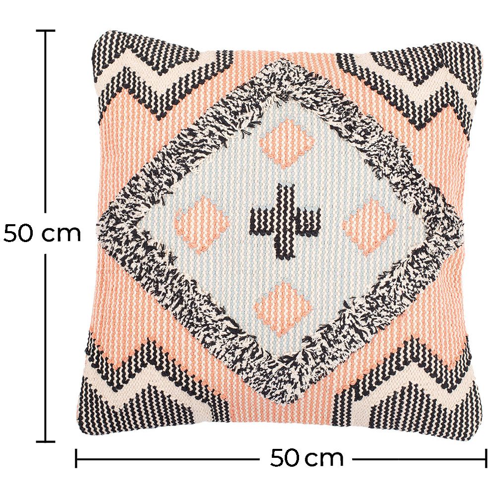 Cuscino Quadrato di Cotone in Stile Boho Bali fodera + imbottitura - Revenna