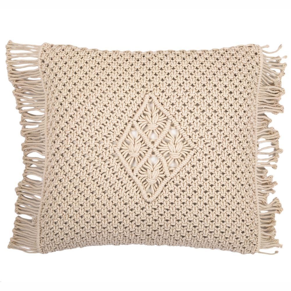 Cuscino Quadrato di Cotone in Stile Boho Bali fodera + imbottitura - Mecanda