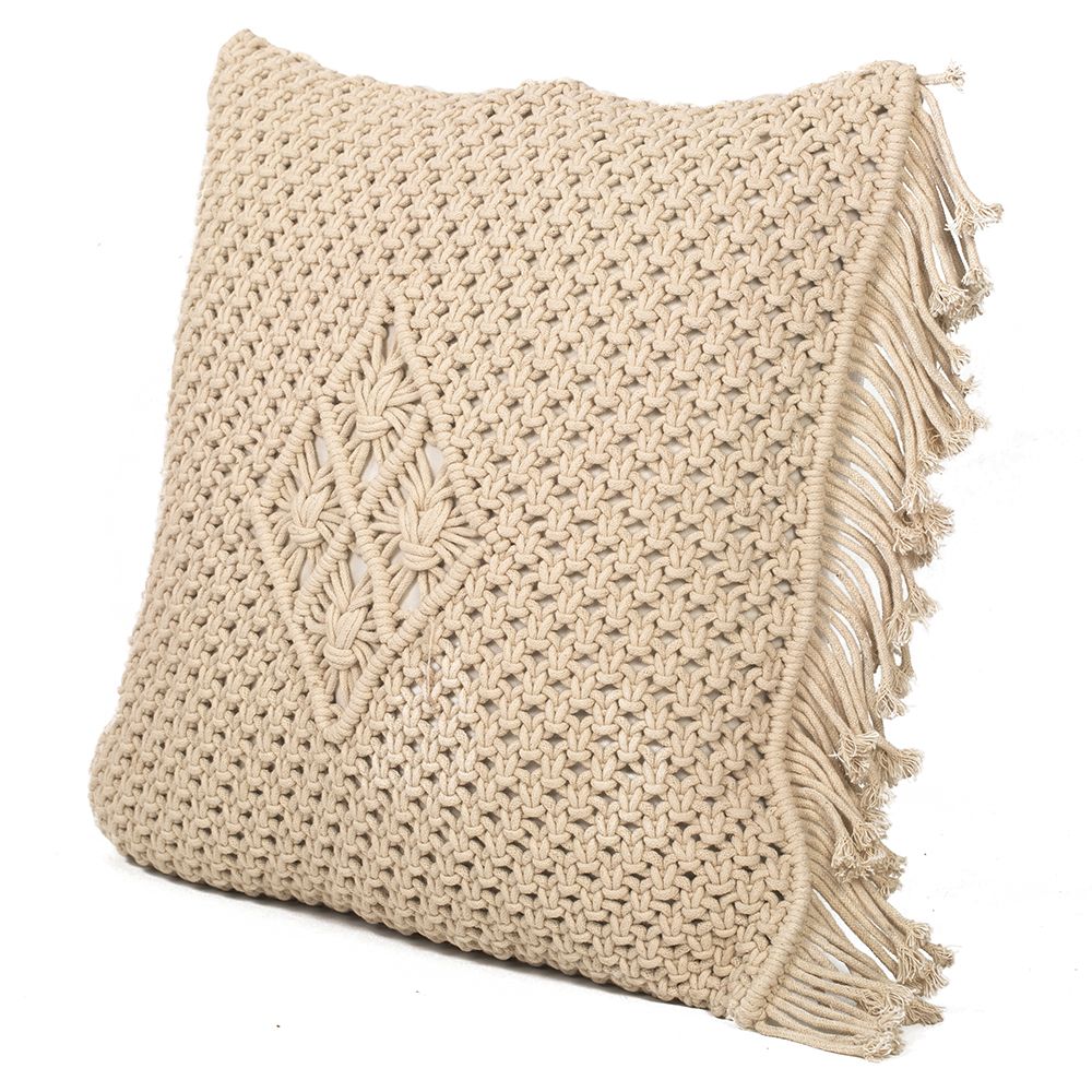 Cuscino Quadrato di Cotone in Stile Boho Bali fodera + imbottitura - Mecanda
