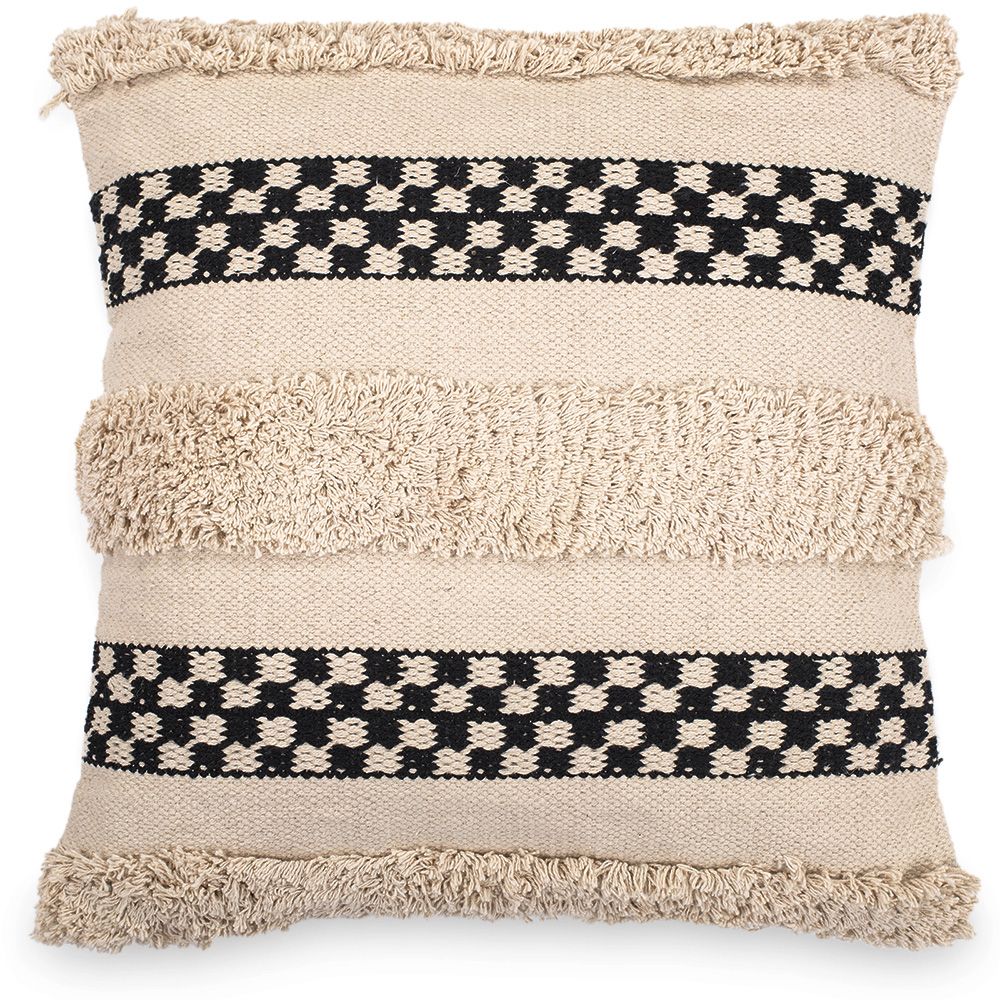 Cuscino Quadrato di Cotone in Stile Boho Bali fodera + imbottitura - Sefra