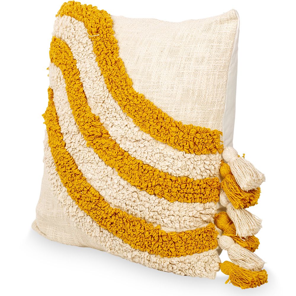 Cuscino Quadrato di Cotone in Stile Boho Bali fodera + imbottitura - Edwinna
